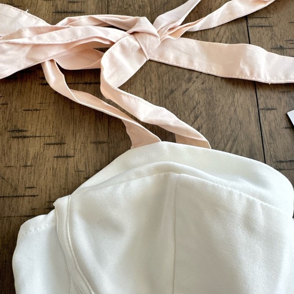 Forever 21 Cream Bustier with Pink Straps - Picture 5 of 6